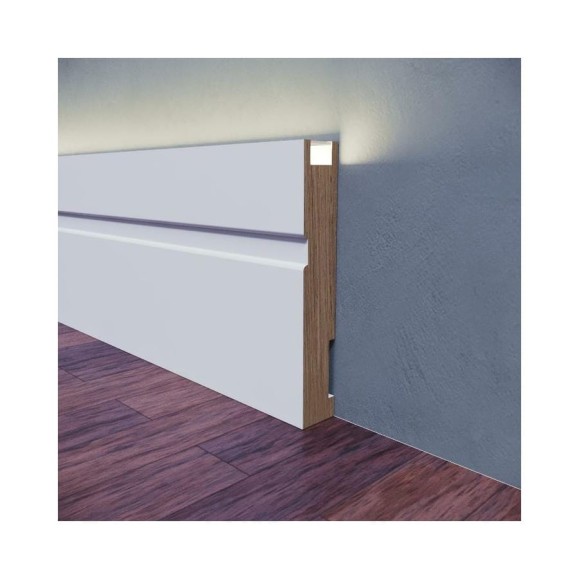 Напольный плинтус Evrowood 100x16x2000 мм PN102LED