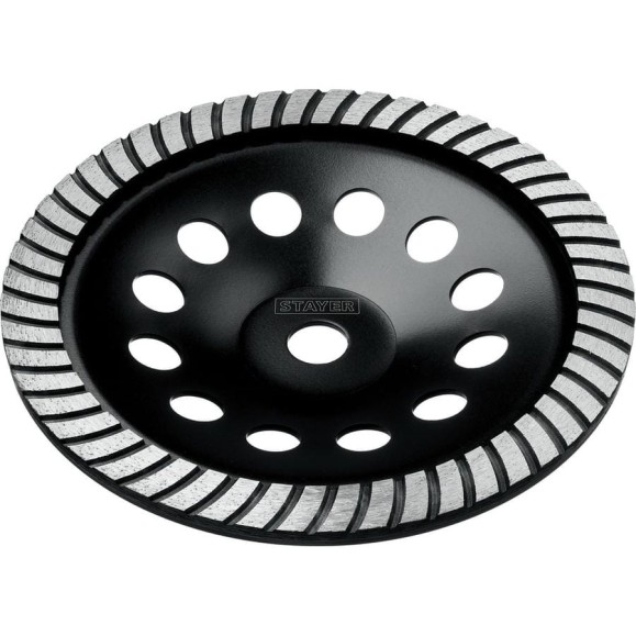Чашка алмазная сегментированная STAYER Turbo-Plus 230 мм 33380-230