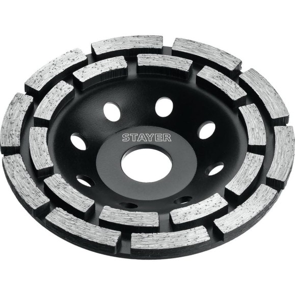 Чашка алмазная двухрядная STAYER Double 125 мм STAYER 33381-125_z01