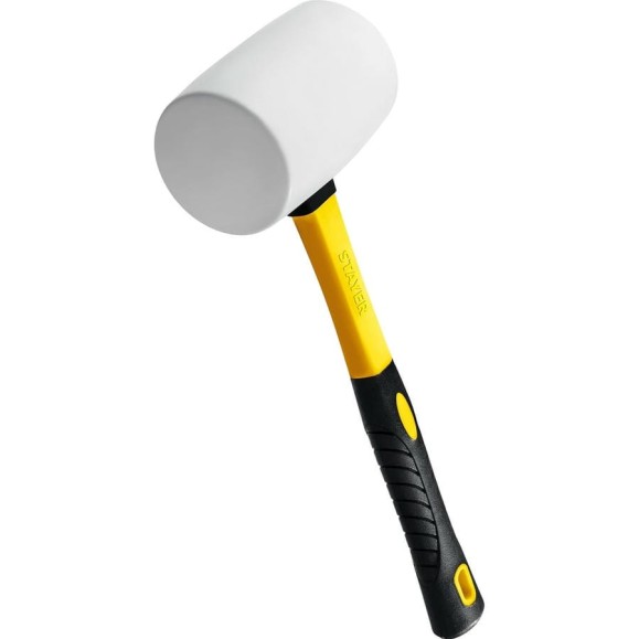 Белая резиновая киянка STAYER 900 г 20533-900