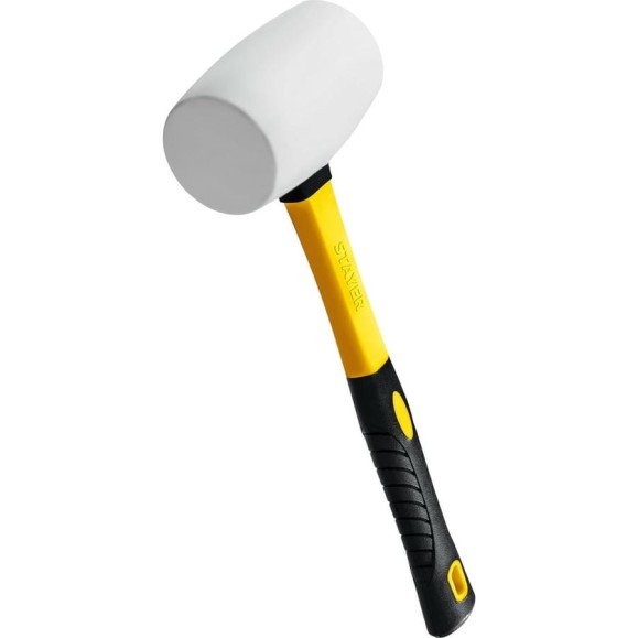 Белая резиновая киянка STAYER 450 г 20533-450