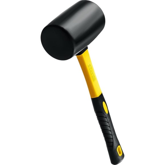 Чёрная резиновая киянка STAYER 680 г 2054-75 Чёрная резиновая киянка STAYER 680 г 2054-75