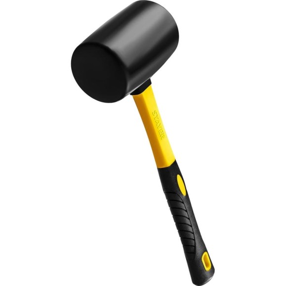 Чёрная резиновая киянка STAYER 900 г 2054-90 Чёрная резиновая киянка STAYER 900 г 2054-90