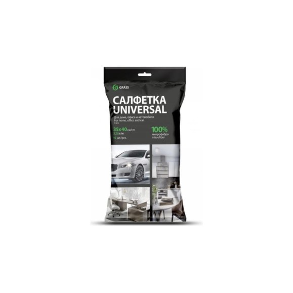 Салфетка Grass микрофибра 320 г/м 35х40, 10 шт. УПАК IT-0616