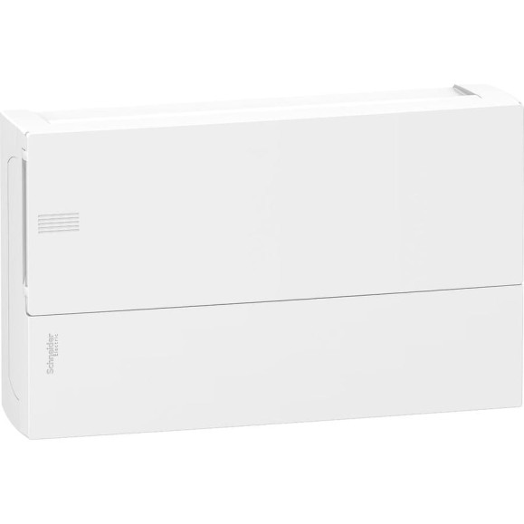 Навесной бокс Systeme Electric RESI9 MP Mini Pragma с белой дверью, 1 ряд, 18 модулей SE MIP12118 Навесной бокс Systeme Electric RESI9 MP Mini Pragma с белой дверью, 1 ряд, 18 модулей SE MIP12118