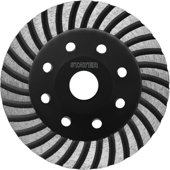 Чашка алмазная сегментированная STAYER Turbo-Plus 125 мм 33380-125_z01