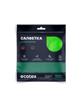 Салфетка Ecotex 35х35 см, плотность 220 г/м2, 3 шт., оверлок ET3535/220В3