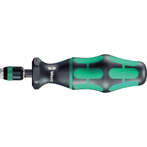 Динамометрическая отвертка с патроном WERA 7450 Kraftform Rapidaptor 0,1 Нм, 1/4 WE-074790
