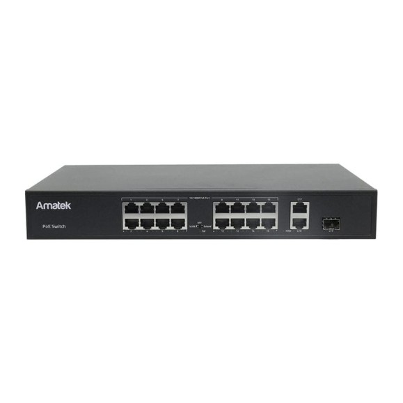 Коммутатор PoE Amatek AN-S18P16 7000452 Коммутатор PoE Amatek AN-S18P16 7000452