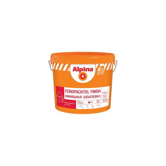Финишная шпатлевка ALPINA EXPERT Feinspachtel Finish 25 кг 948102196