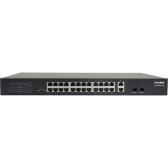 Коммутатор Amatek AN-S26P24-400 v2 с HiPoE/PoE+ 7000623