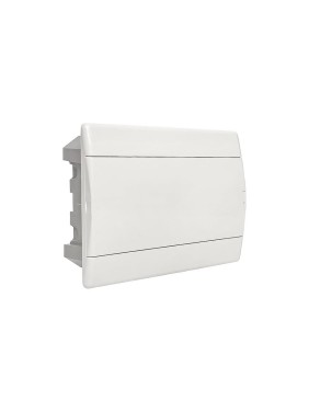 Распределительный щит EKF PROxima ЩРВ-П-12 "SlimBox" белая дверца, IP41 sb-v-12w