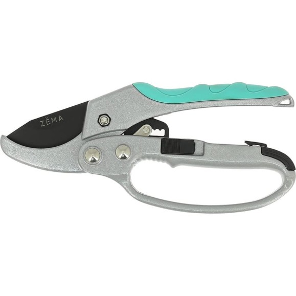 Профессиональный садовый секатор с храповым механизмом Zema ZM 3003