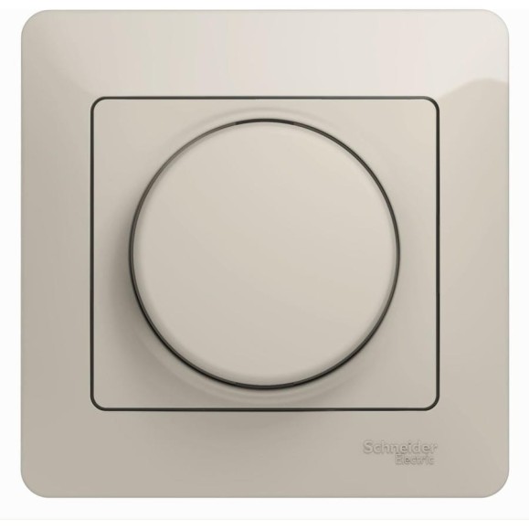 Светорегулятор-диммер в сборе Systeme Electric Glossa LED, молочный, RC, 630Вт/ВА GSL000937