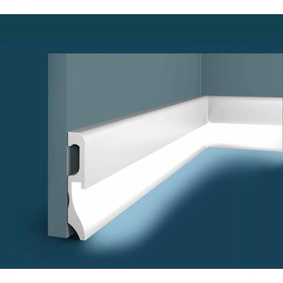 Плинтус Cosca decor PX033 100x18 мм, 2000 мм, экополимер СПБ100512