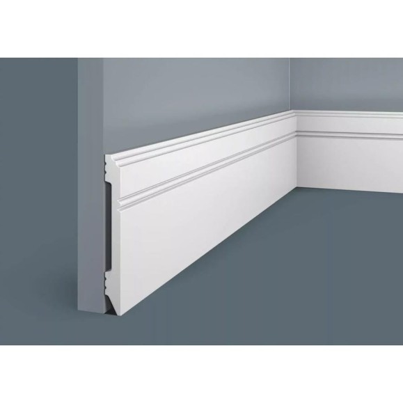Плинтус Cosca decor PX005 108x12 мм, 2000 мм, экополимер СПБ069613 Плинтус Cosca decor PX005 108x12 мм, 2000 мм, экополимер СПБ069613