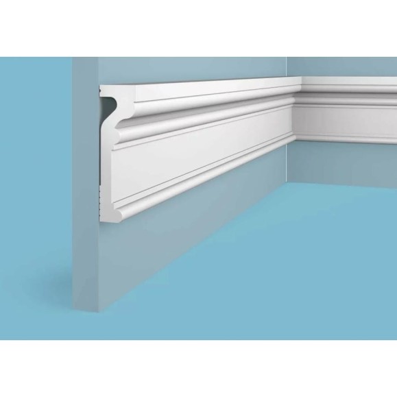 Молдинг Cosca decor MX045 91x27 мм, 2000 мм, экополимер СПБ097104 Молдинг Cosca decor MX045 91x27 мм, 2000 мм, экополимер СПБ097104
