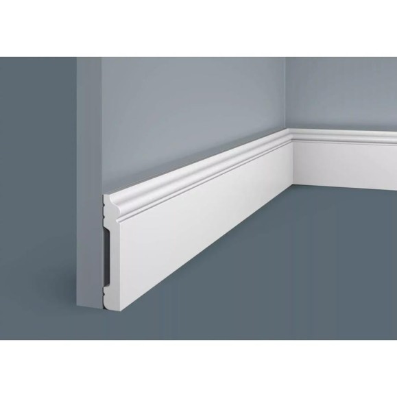 Плинтус Cosca decor PX002 79x13 мм, 2000 мм, экополимер СПБ069549