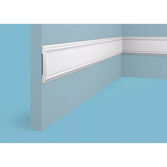 Молдинг Cosca decor MX008 60x8 мм, 2000 мм, экополимер СПБ067648