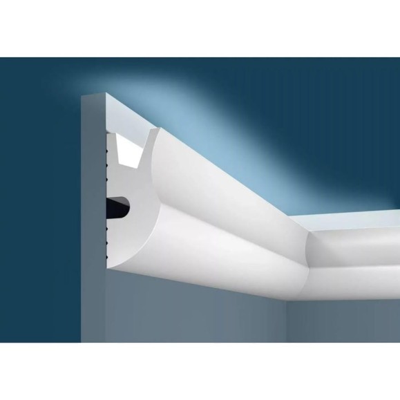 Карниз Cosca decor KX026 95x42 мм, 2000 мм, экополимер СПБ069270
