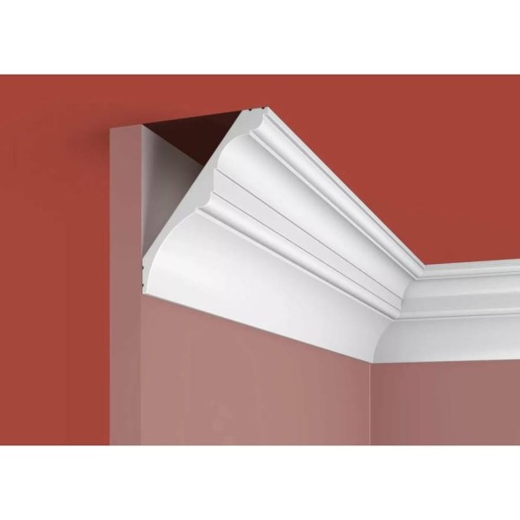 Карниз Cosca decor KX013 95x75 мм, 2000 мм, экополимер СПБ070393 Карниз Cosca decor KX013 95x75 мм, 2000 мм, экополимер СПБ070393