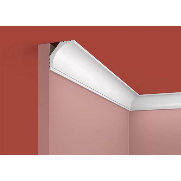 Карниз Cosca decor KX016 43x43 мм, 2000 мм, экополимер СПБ069530