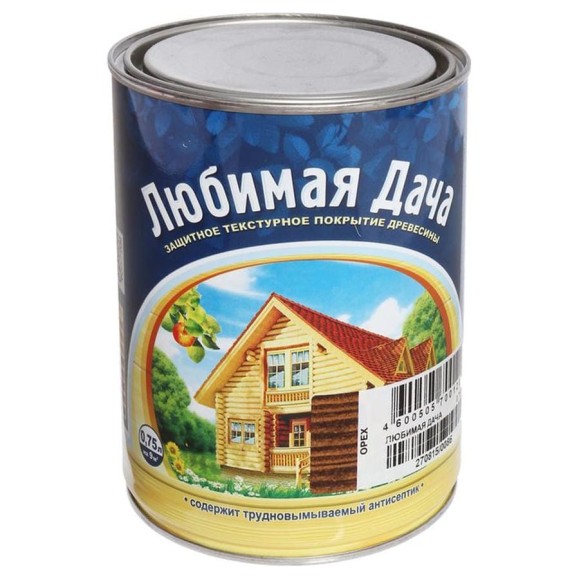 Защитно-декоративное покрытие ЛЮБИМАЯ ДАЧА  махагон, 0,75 л 6 35267