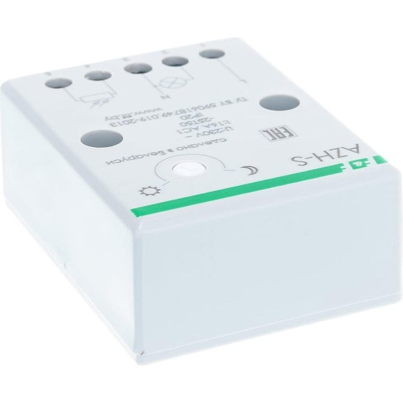Фотореле F&F AZH-S, с выносным герметичным фотодатчиком EA01.001.007