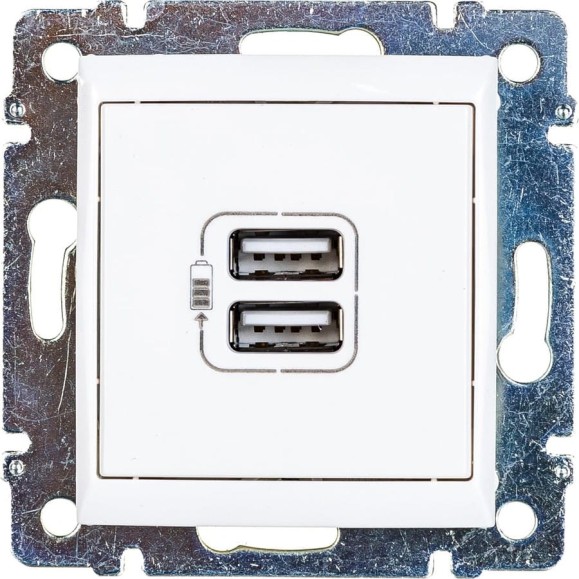 Зарядное устройство Legrand USB тип А / тип А Legrand Valena 3000мА 15Вт белый 770470