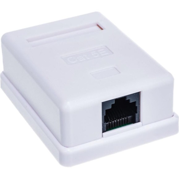 Компьютерная розетка SUPRLAN 8P8C /RJ-45/, UTP, Cat.5e, 1 порт 10-0307 Компьютерная розетка SUPRLAN 8P8C /RJ-45/, UTP, Cat.5e, 1 порт 10-0307