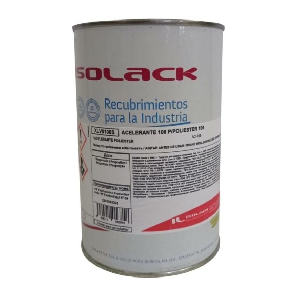 Ускоритель сушки ISOLACK ПЭ ACELERANTE POLIESTER 106 XLV0106S