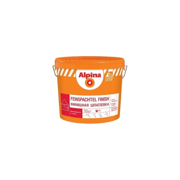 Финишная шпатлевка ALPINA EXPERT Feinspachtel Finish 15 кг 948102197