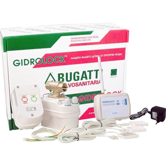 Система защиты от протечек воды Gidrolock Winner Bugatti WIFI 3/4 087868 Система защиты от протечек воды Gidrolock Winner Bugatti WIFI 3/4 087868
