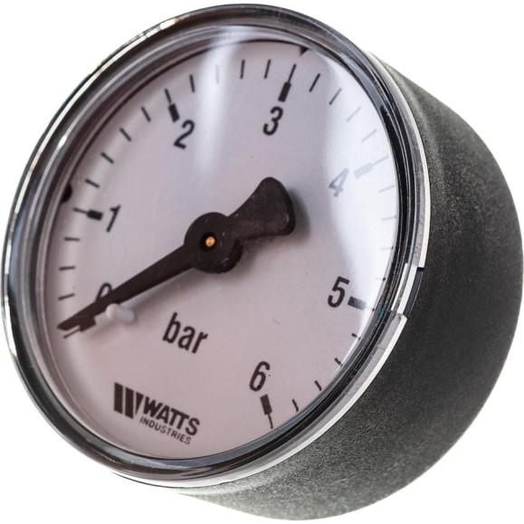 Аксиальный манометр Watts F+R100 0-6 bar, корпус 50 мм 10008092 Аксиальный манометр Watts F+R100 0-6 bar, корпус 50 мм 10008092