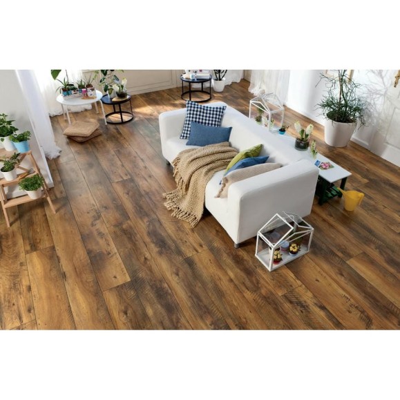 Ламинат HARO tritty 100 Gran Via 4V Коричневый, 32 класс, толщина 8 мм, 2.680 кв.м 526712
