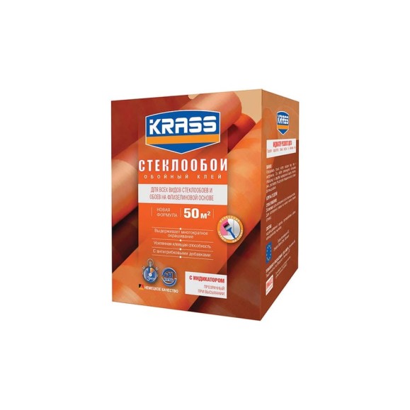 Клей KRASS стеклообои 500г Россия 0005437