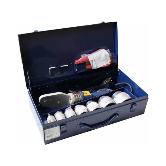 Комплект для сварки полипропиленовых тру DYTRON DT TraceWeld Plus PROFI P-4b 850 W blue, насадки 16-63 мм 4986 Комплект для сварки полипропиленовых тру DYTRON DT TraceWeld Plus PROFI P-4b 850 W blue, насадки 16-63 мм 4986