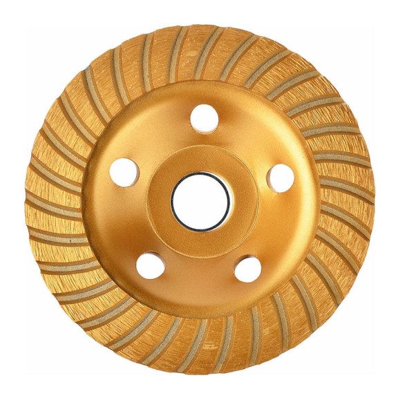 Чашка алмазная зачистная TURBO 125 мм ЕРМАК 664-057