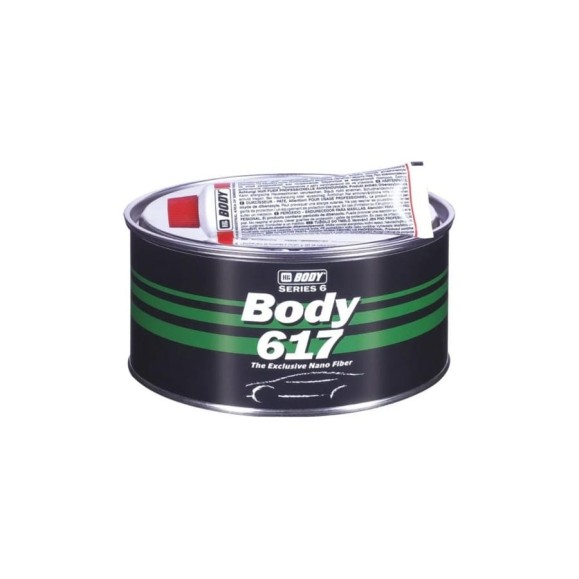 Шпатлевка HB BODY 617 NANO FIBER POLYESTER FILLER 1 кг 6170600001
