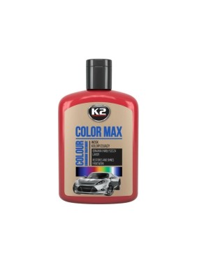 Полироль цветная с воском K2 COLOR MAX 200 мл красный EK020CE
