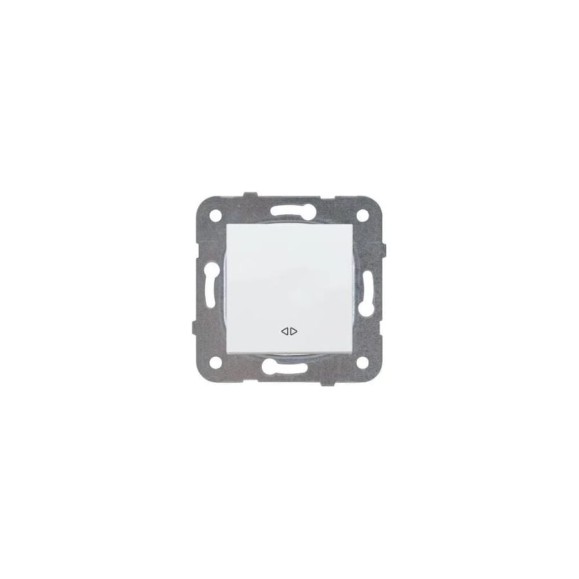 Промежуточный 1-клавишный переключатель Panasonic модуль, белый Karre Plus 5500 WKTT0005-2WH