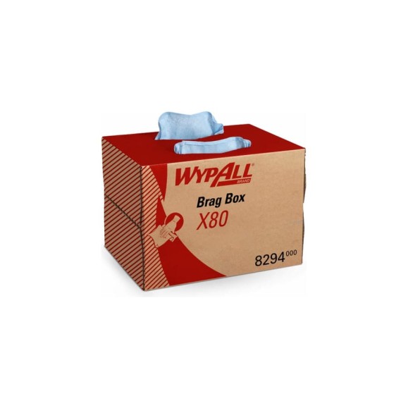Протирочный материал Kimberly-Clark WypAll X80 упаковка BRAG Box, голубой 8294 Протирочный материал Kimberly-Clark WypAll X80 упаковка BRAG Box, голубой 8294