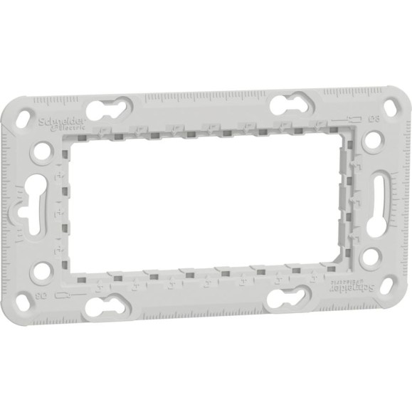 Суппорт Systeme Electric 4 модуля Unica Modular Zamak SE NU7104 Суппорт Systeme Electric 4 модуля Unica Modular Zamak SE NU7104