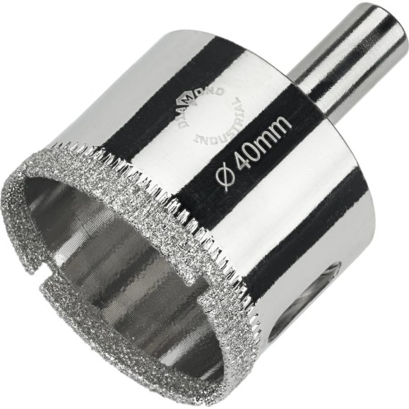 Коронка алмазная по керамике, плитке и стеклу 40 мм Diamond Industrial DIDCBC040