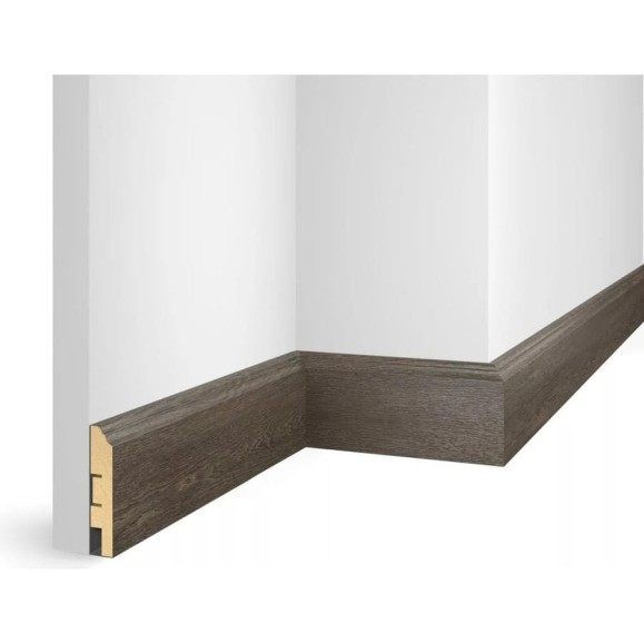 Плинтус COSCA DECOR ЕP07 NanoFlex дуб турецкий, 80x16x2400 мм, МДФ СПБ082725 Плинтус COSCA DECOR ЕP07 NanoFlex дуб турецкий, 80x16x2400 мм, МДФ СПБ082725