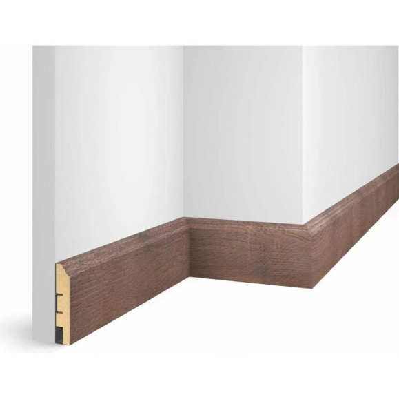 Плинтус COSCA DECOR WP07 экошпон, дуб Окленд, 80x16x2400 мм, МДФ СПБ103731 Плинтус COSCA DECOR WP07 экошпон, дуб Окленд, 80x16x2400 мм, МДФ СПБ103731
