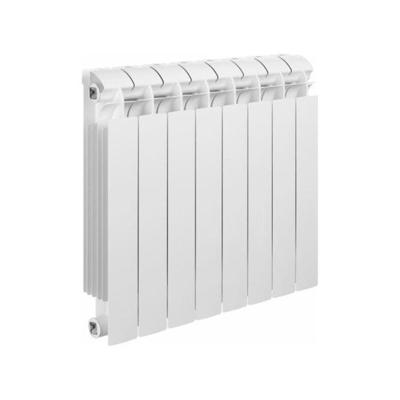 Биметаллический радиатор Global STYLE PLUS 500 8 секции, боковое подключение RG008UNRBGITM1