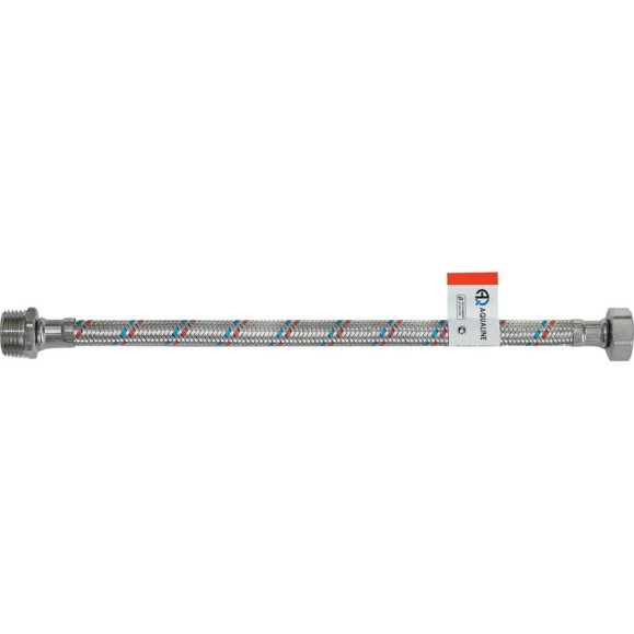 Подводка для воды AQUALINE вн-нар 1/2-60 см 01429 Подводка для воды AQUALINE вн-нар 1/2-60 см 01429