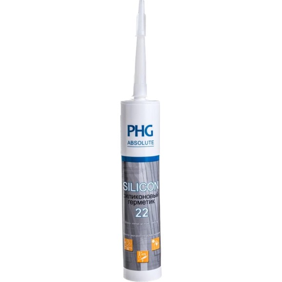 Силиконовый герметик PHG Absolute Silicon прозрачный 280 ml 448744