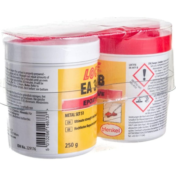 Сталенаполненная шпатлевка 3471 EA 2х250 г Loctite 229176